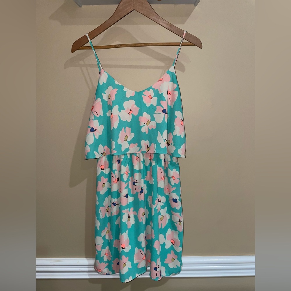 Floral top ( can be worn as dress) would make a perfect cover up for the pool.